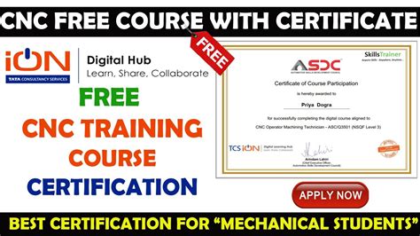 online cnc certification programs